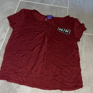 Super cute red design tee shirt